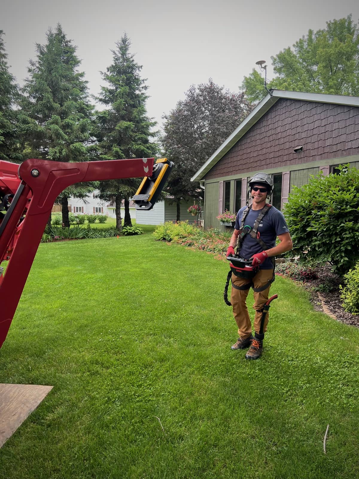 Tree service by Wellner Arboriculture in Fall Creek, WI